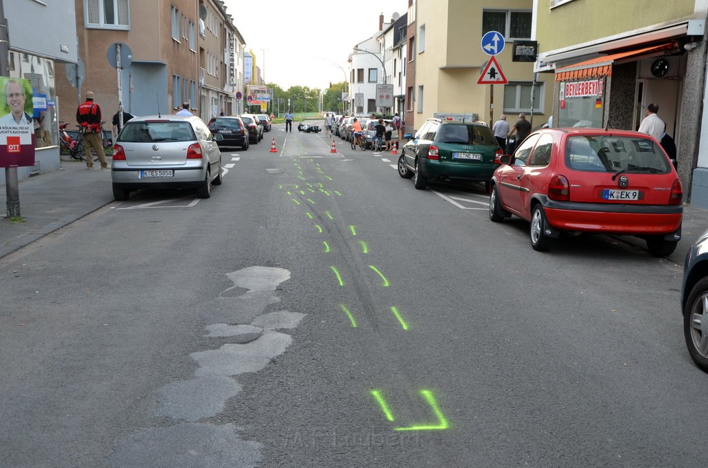 VU Alleinunfall Krad Koeln Kalk Buchforststr P20.JPG - Miklos Laubert